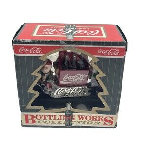 Vintage Coca Cola Ornament Bottling Works Collection 1997 Christmas 3”